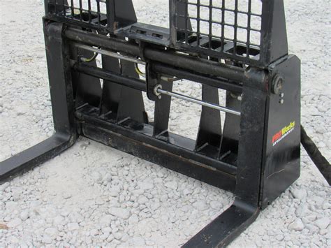 hia skid steer pallet forks|skid steer hydraulic pallet forks.